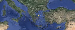 Grecia sufre sismo de 5.1 cerca de sus costas en el Mar Egeo
