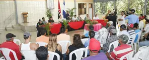 Autoridades se reúnen con productores de plátano en Rivas