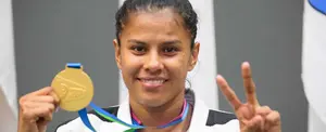 Sayra Laguna obtiene medalla de oro en Judo Femenino