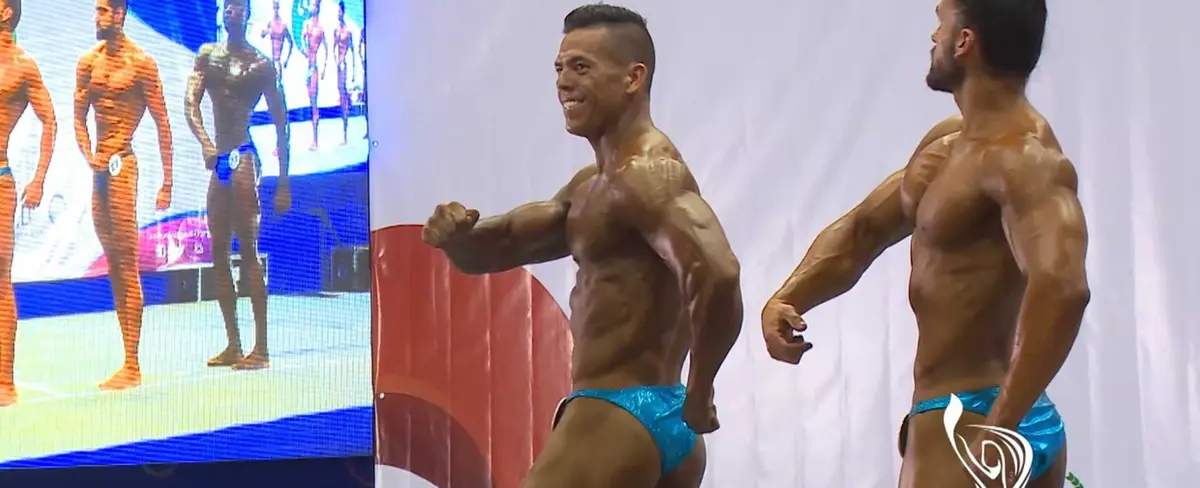Selección de Físicoculturismo Masculino con ganas de obtener la medalla dorada