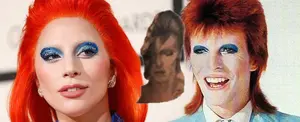 Lady Gaga recuerda en carne propia al cantante británico David Bowie