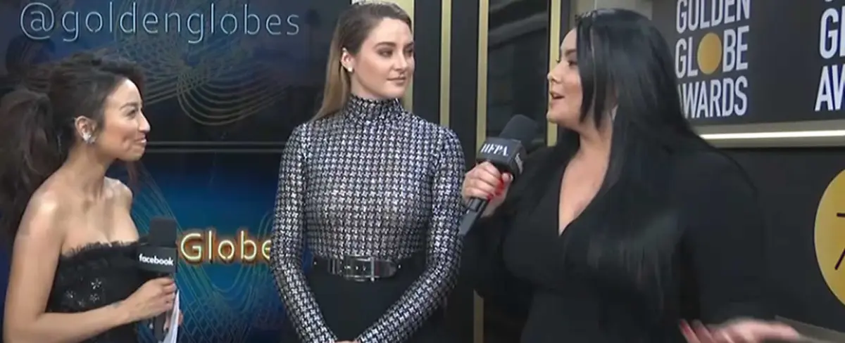 El color Negro con plateado domina la Alfombra de los Globos de Oro