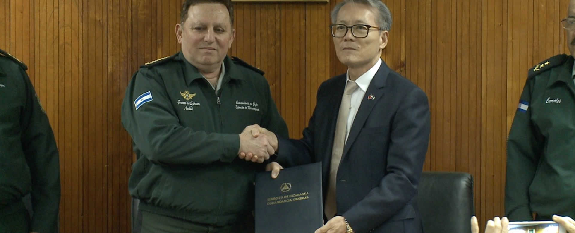 Embajada de República de China (Taiwán) entregó donativo para uniformes del Ejército de Nicaragua