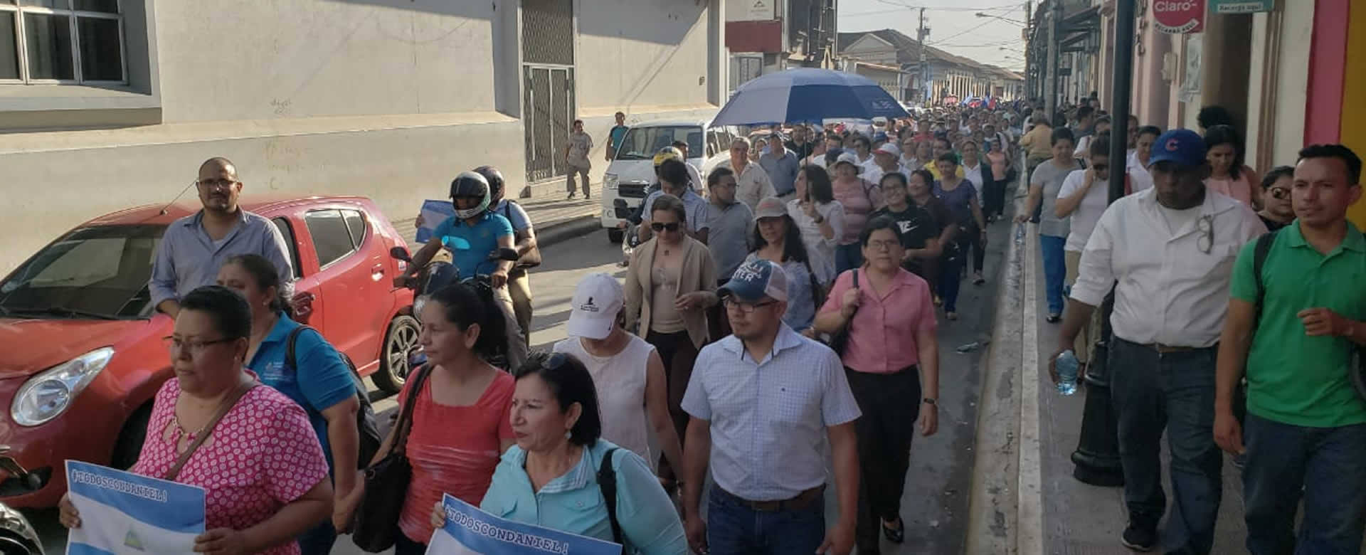 Cientos de leoneses abogan por el diálogo, paz y amor entre herman@s