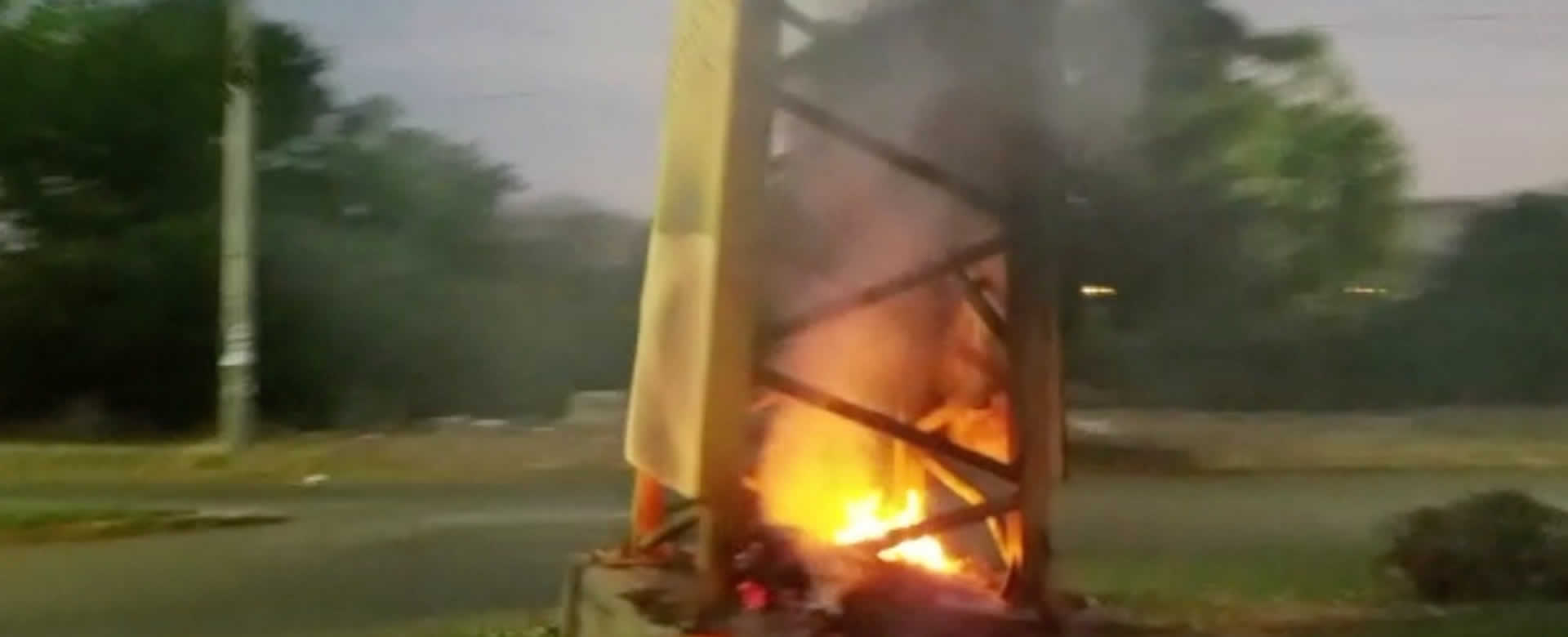 Vandalismo se apodera de Managua después de marcha “pacifica”