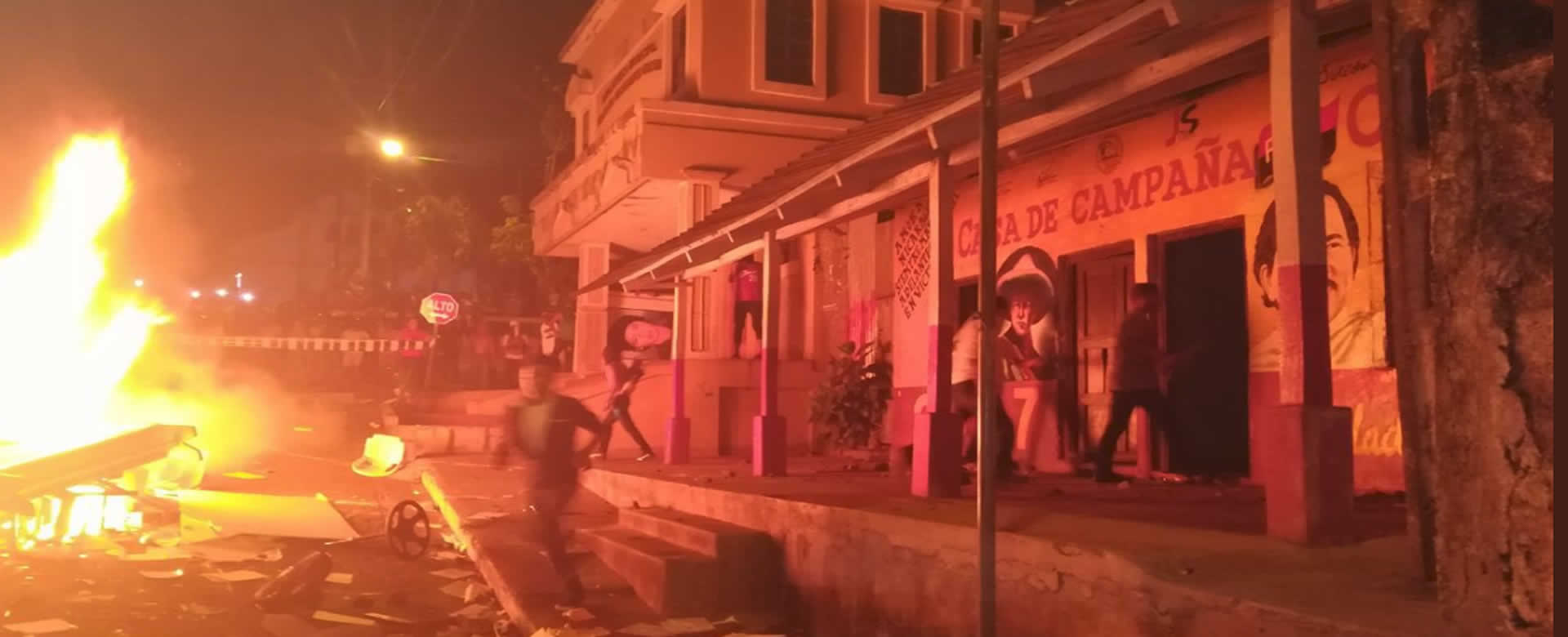 Vándalos continúan robándose la paz de las familias nicaragüenses en Niquinohomo y Catarina