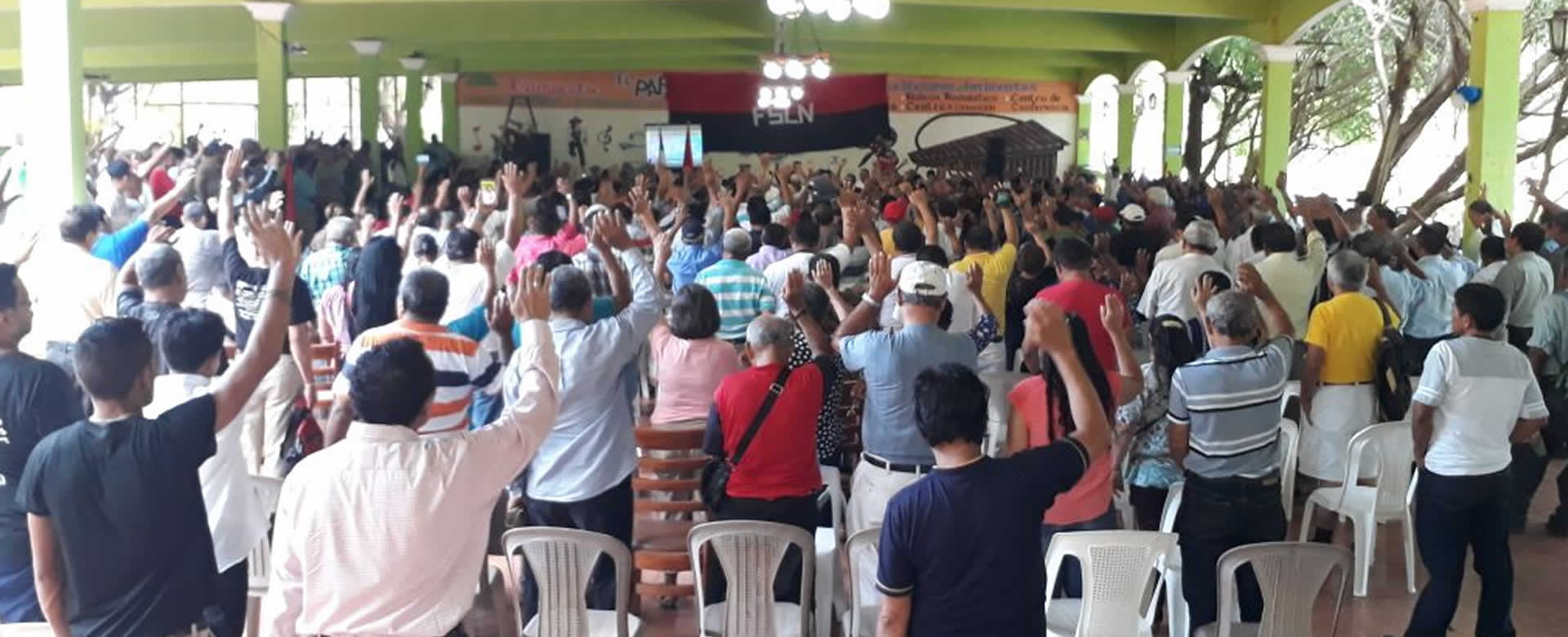 Militancia histórica de Masaya se apuesta por la paz y la estabilidad del país