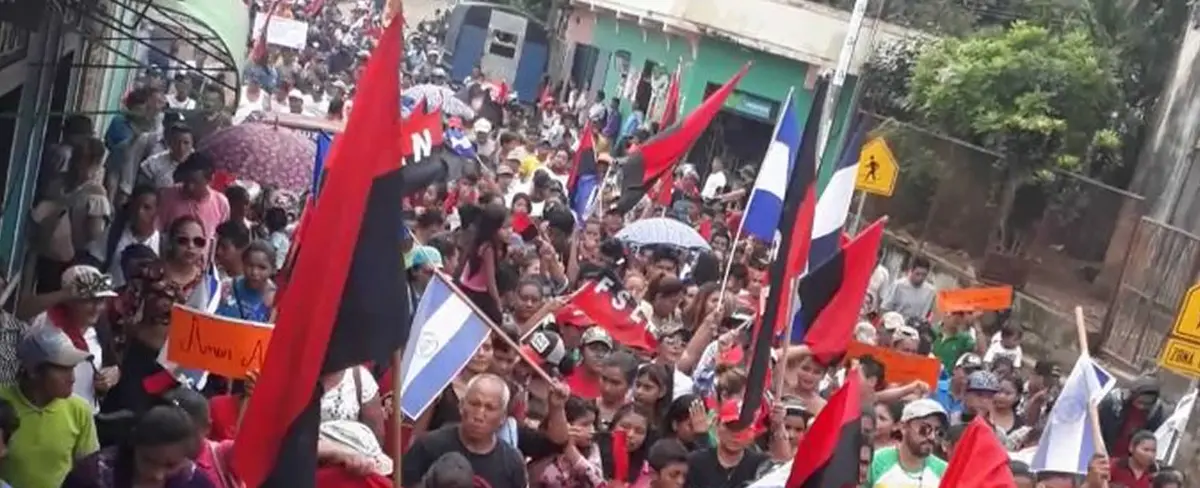 Decenas de familias de San Juan del Río Coco caminan en respaldo de la paz, tranquilidad y al Diálogo