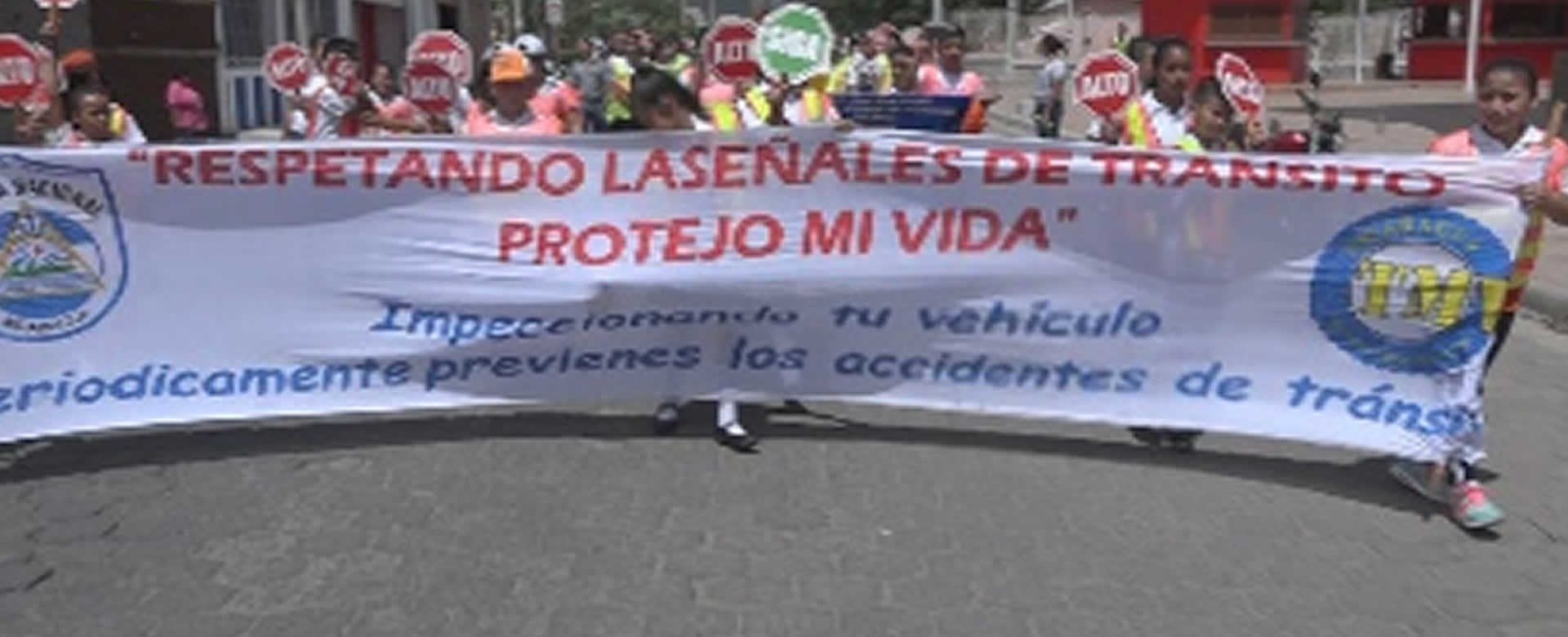 Lanzamiento de Campaña Nacional de Educación Vial en Estelí