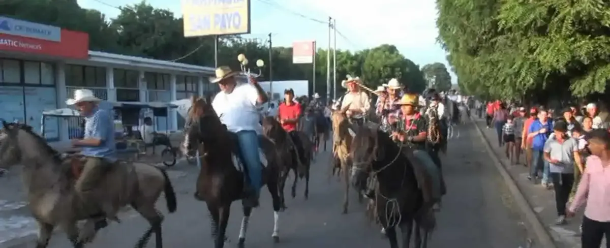 San Rafael del Sur celebró con un desfile hípico la alegría de vivir en paz.