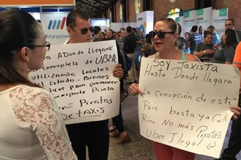 Taxistas llaman a Paro Nacional de no llegar acuerdo con Gobierno costarricense