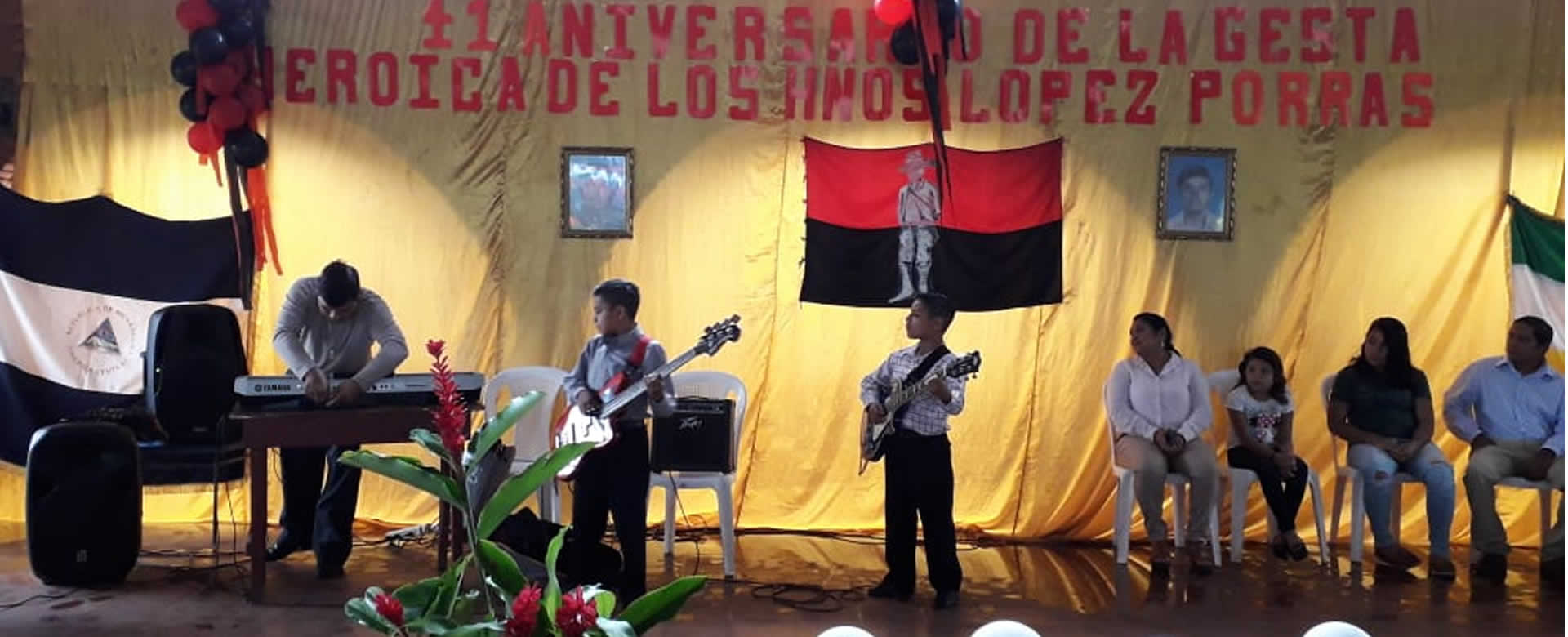 Comunidad estudiantil de Pio XXII conmemora 41 aniversario de la gesta Hermanos López Porras