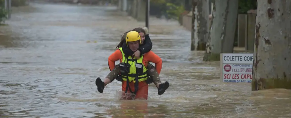 Inundaciones dejan 13 fallecidos al sur de Francia