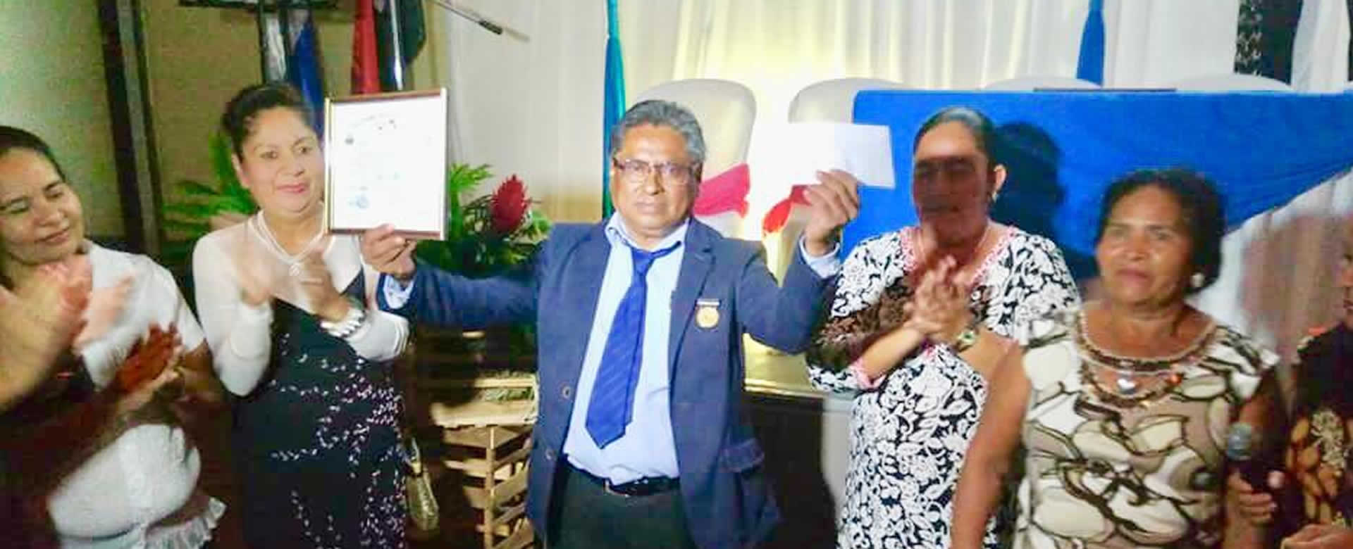 Somoto galardona con Orden Cultural Edmundo Sandoval 2018, al Músico Filarmónico José Mauricio Rayo Díaz