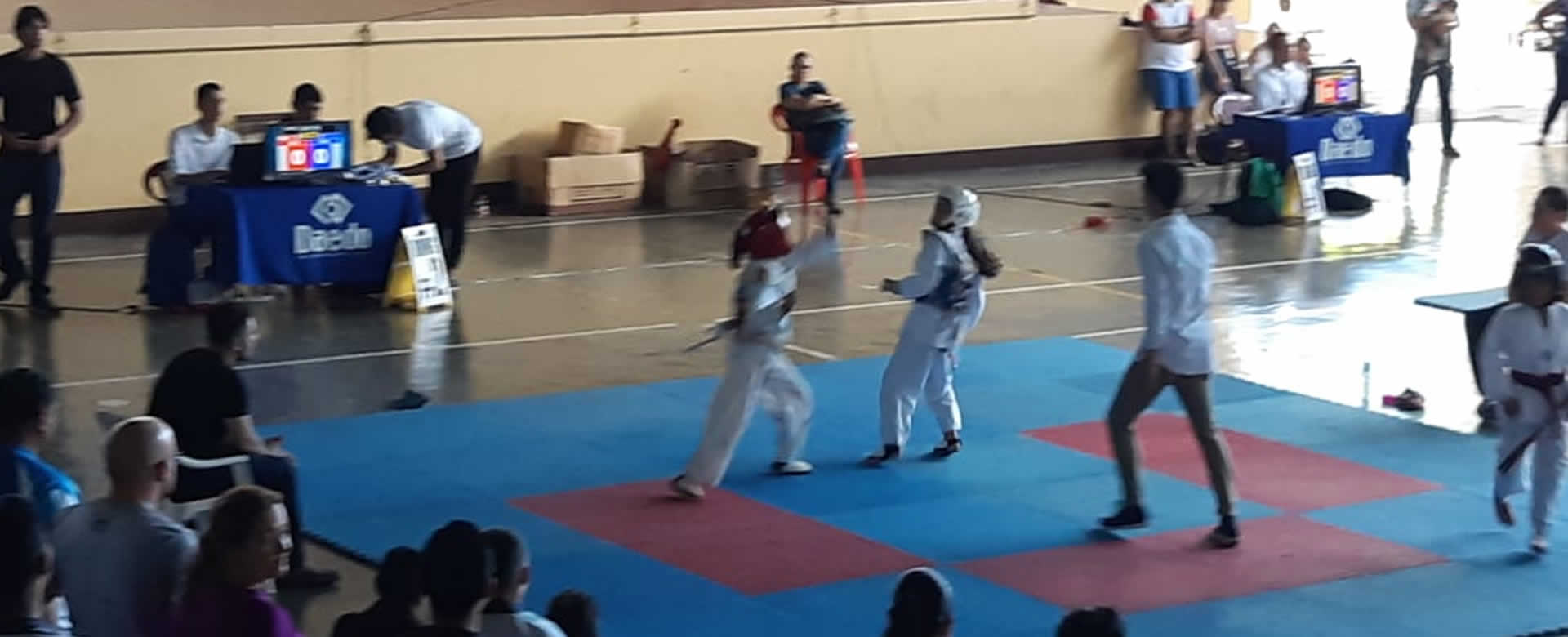 Torneo de aniversario de la academia CHOI taekwondo se desarrolla en colegio capitalino