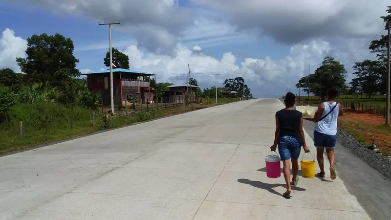 Conciencian sobre Seguridad Vial a pobladores de la Comunidad Taleno en Bluefields