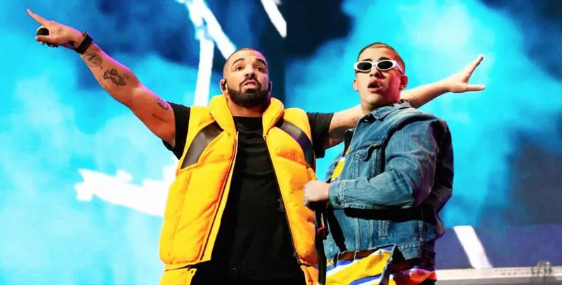 Bad Bunny reina en categoría <strong>Latin Airplay</strong> está vez Drake junto a Drake logran destacar el tema "MIA"