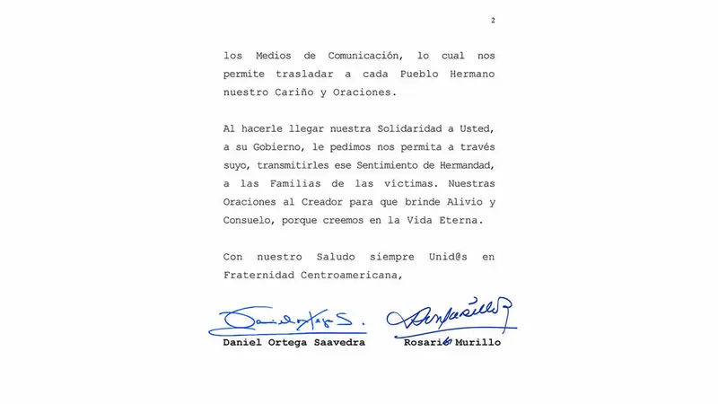 Gobierno de Nicaragua lamenta tragedia en Nahualá, Guatemala