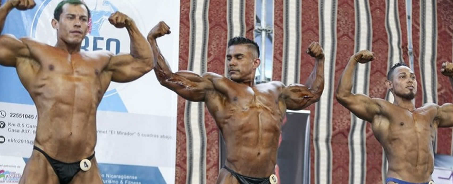 Grandiosa exhibición de fisicoculturismo en el Polideportivo Alexis Argüello