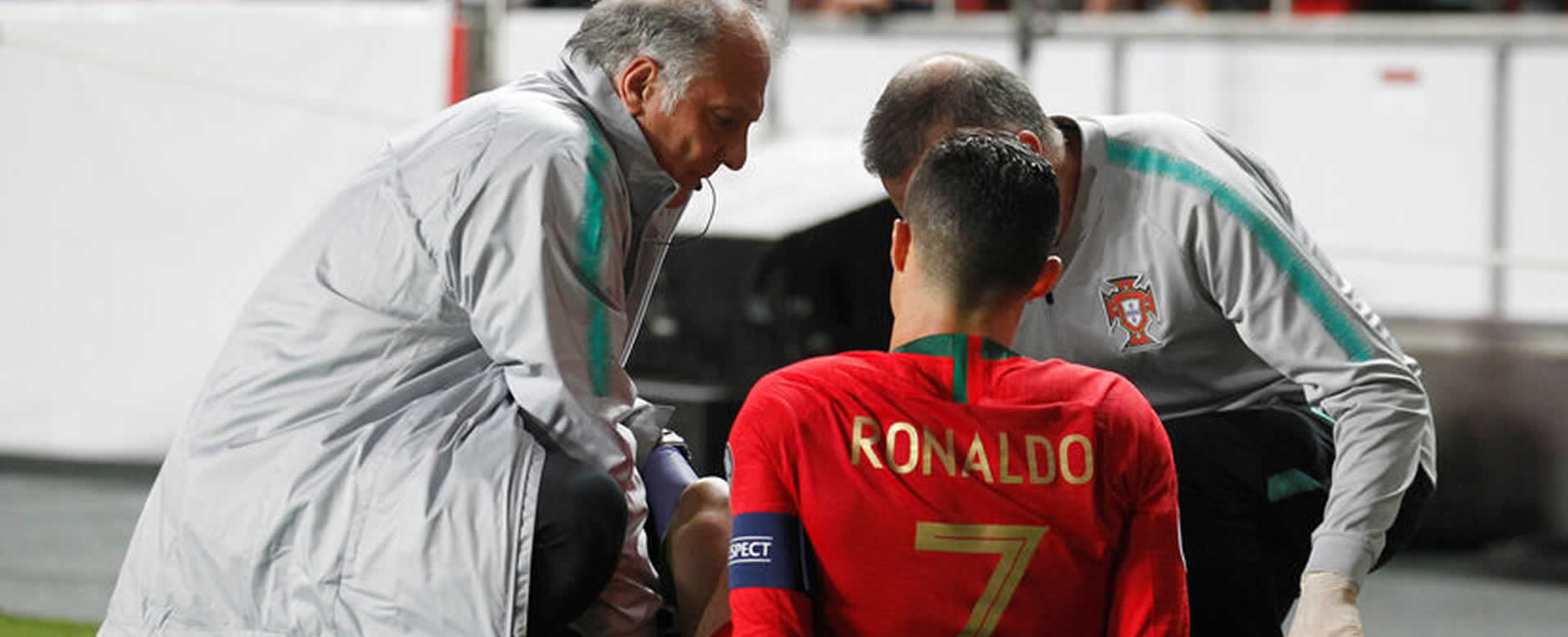 Portugal siente baja sensible tras lesión de Ronaldo ante Serbia
