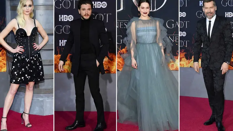 El elenco de la serie Game of Thrones celebró en Nueva York su temporada final