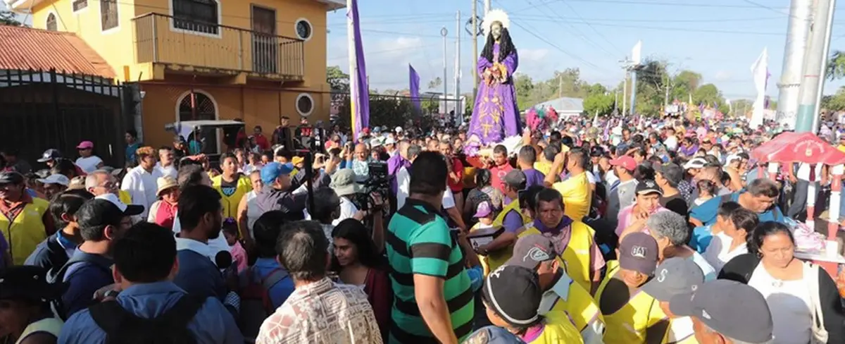 Más de 400 carretas peregrinas llegan al Santuario Nacional Jesús del Rescate en Popoyuapa