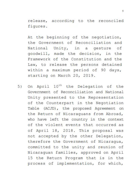 Nicaragua reitera ante OEA compromiso y esfuerzo del Estado por lograr entendimiento y Paz