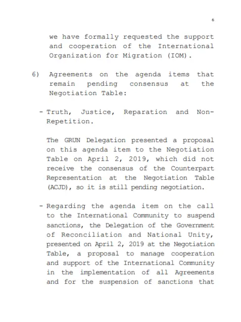 Nicaragua reitera ante OEA compromiso y esfuerzo del Estado por lograr entendimiento y Paz