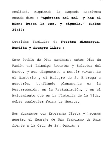 Gobierno de Nicaragua saluda a las familias nicaragüenses en está semana de unidad familiar