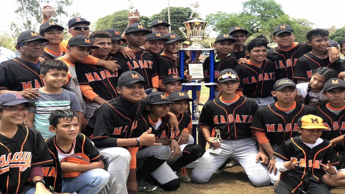 Masaya “A” se corona en el Juvenil “A” de Béisbol