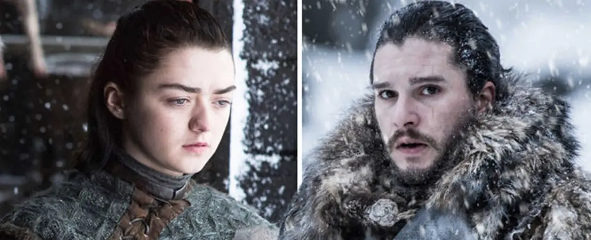 Nueva temporada de Juego de Tronos, reencuentro de Arya y Jon en tierras del Norte