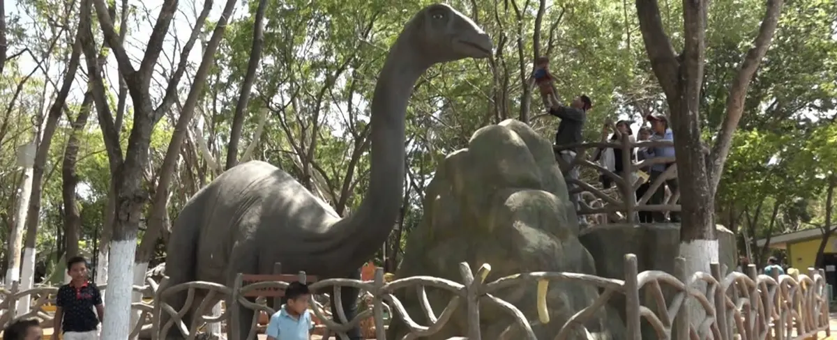 Parque Saurio de Nindirí es toda una aventura para las familias nicaragüenses