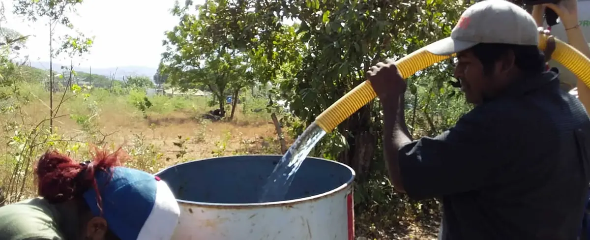 Cisternas de Enacal abastecen de agua potable a barrios y comunidades de Mateare