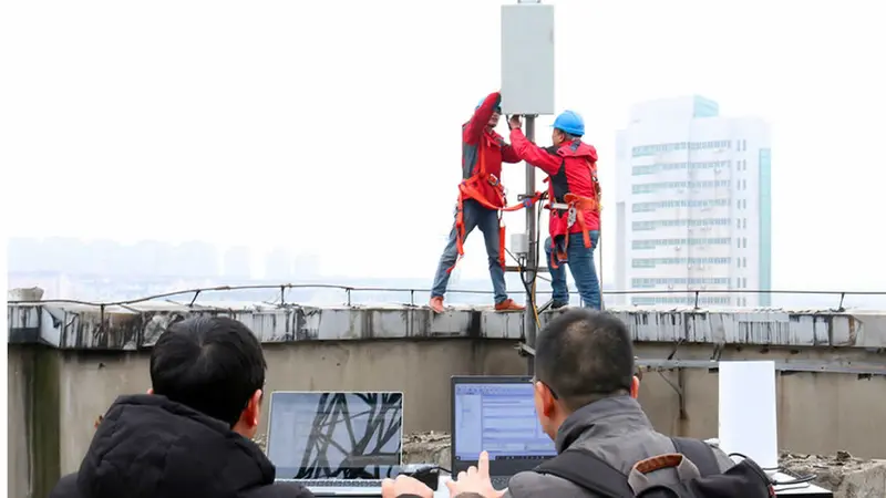 China despliega redes 5G en siete ciudades del país