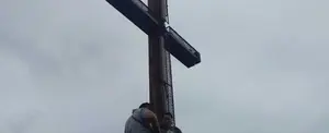 Jinoteganos celebran la Santa Cruz, una tradición de 314 años