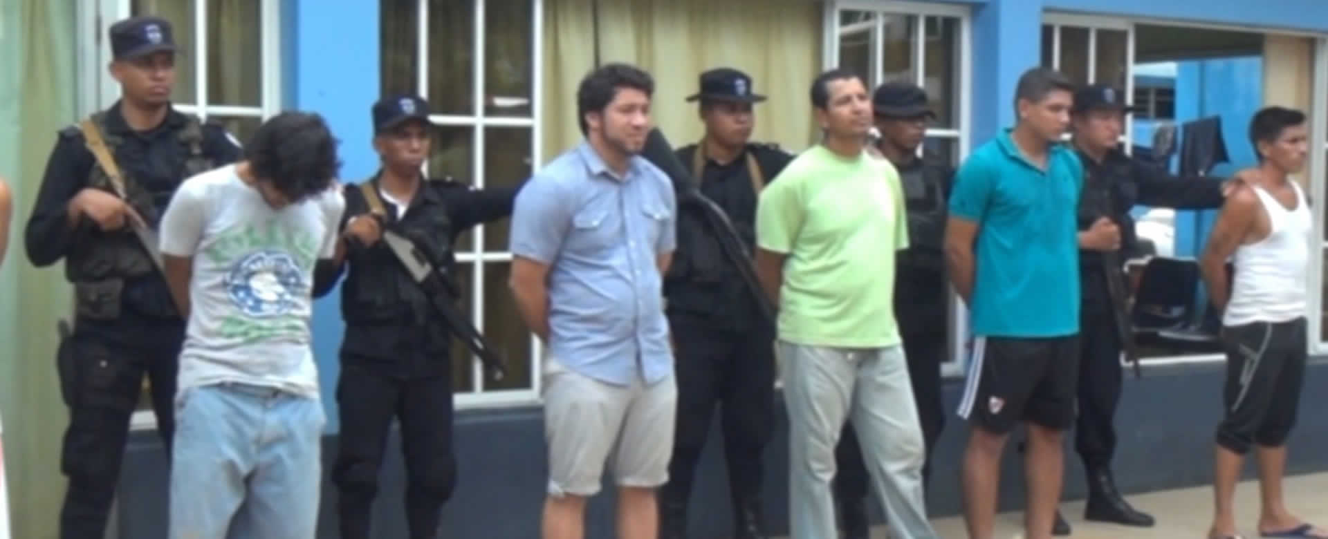 Policía Nacional captura a peligrosos delincuentes en el departamento de Chinandega