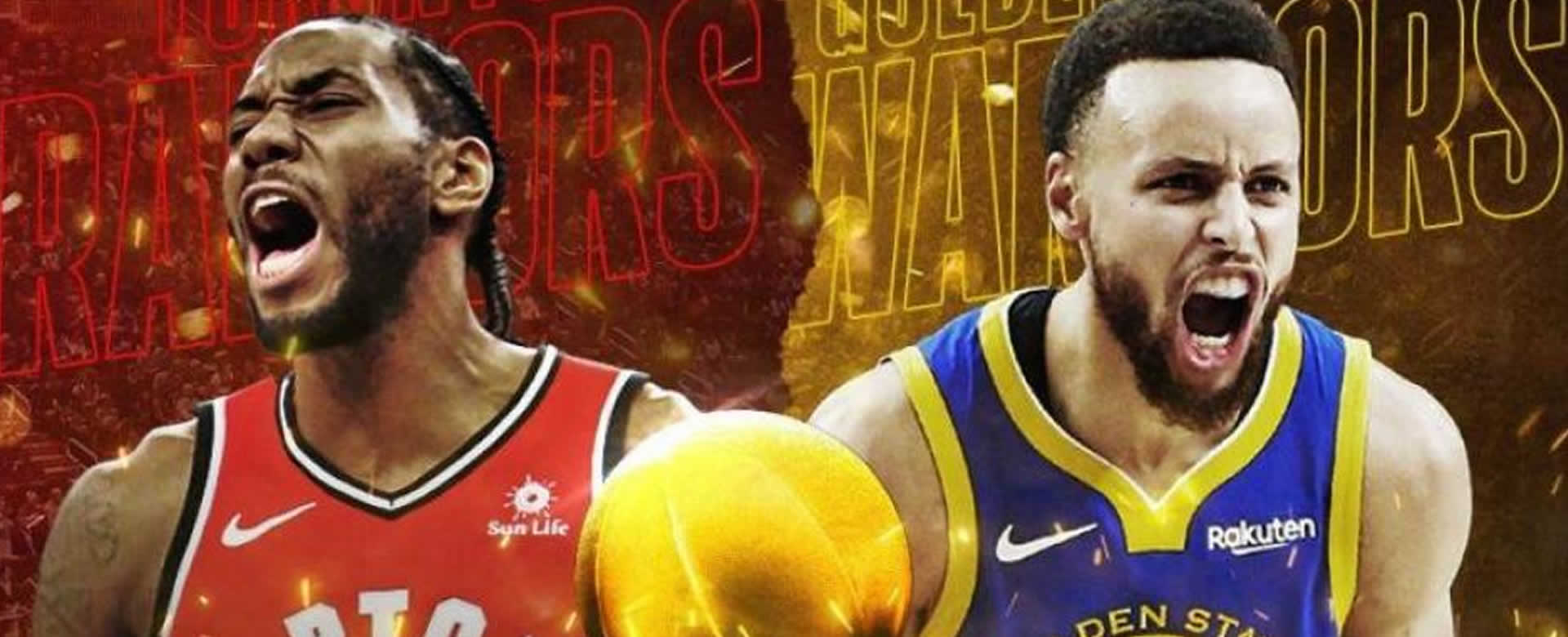 Raptors doblegan a Warriors en 1er partido de la Final