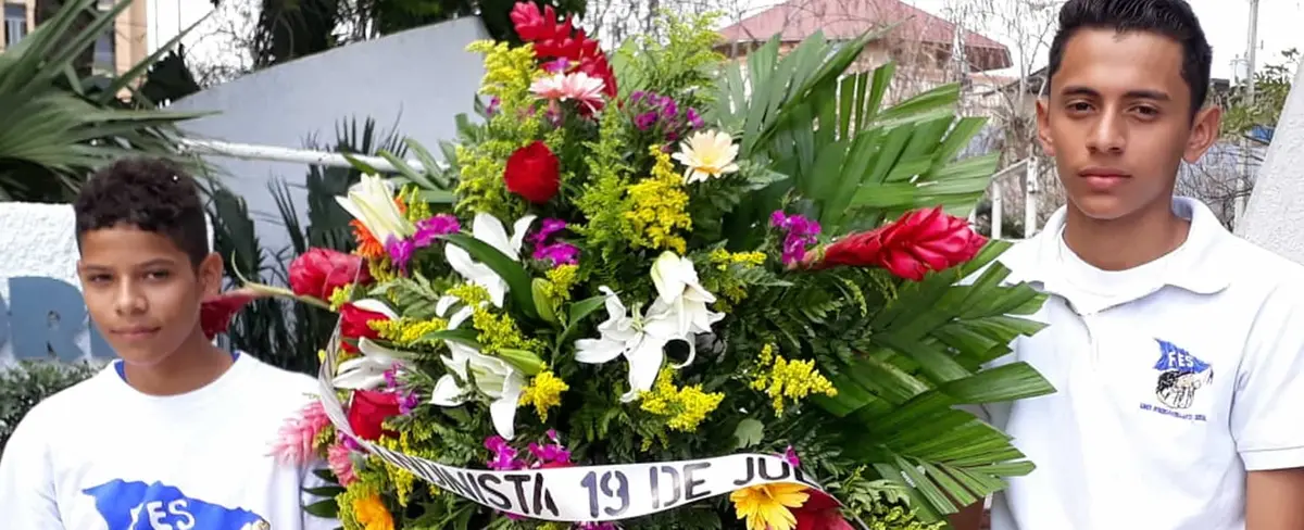 Juventud Sandinista rinde homenaje al niño mártir Luis Alfonso Velásquez Flores