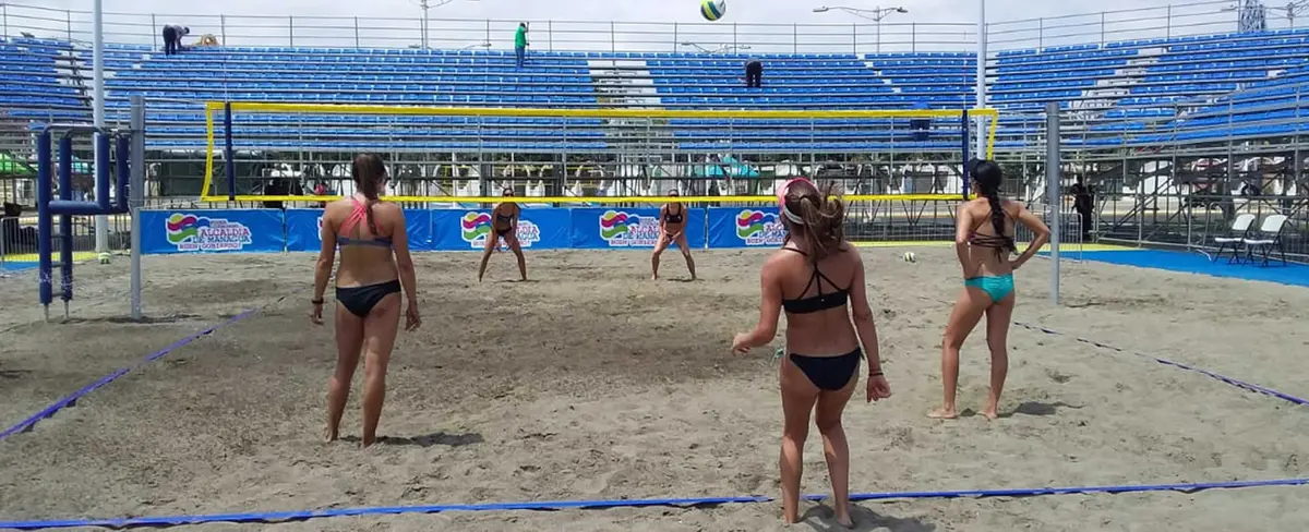 Inicia primera fase de eliminatoria del Campeonato de Voleibol playa "Tour Norceca", en Paseo Xolotlán