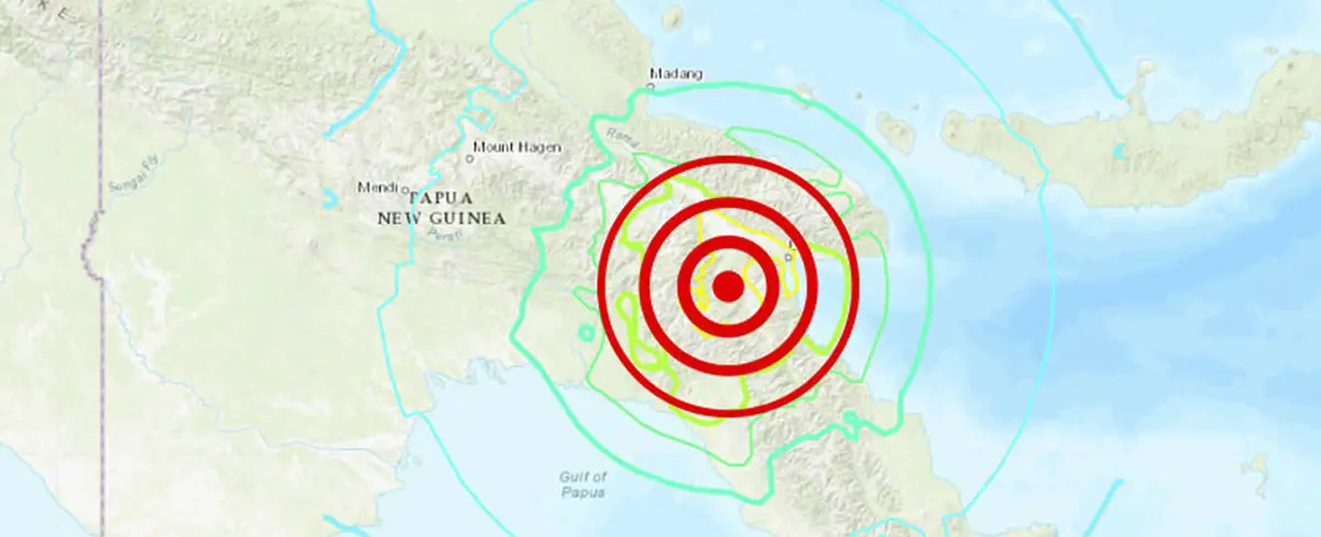 Terremoto de magnitud 7,2 sacude Papúa Nueva Guinea y se siente en Australia