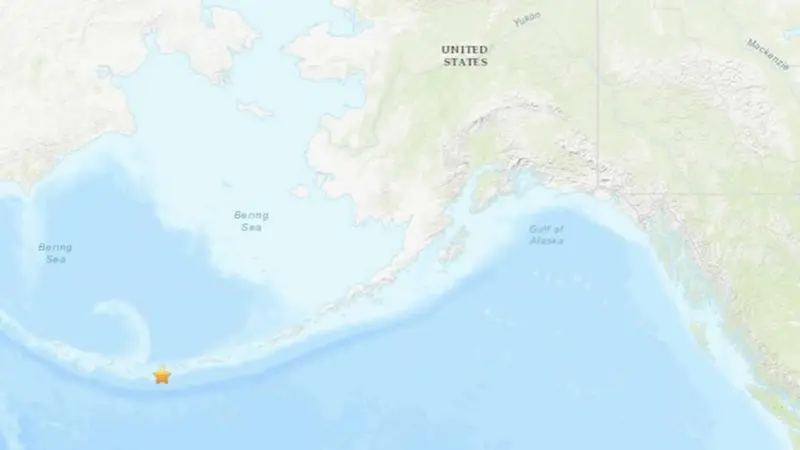 Se registra un terremoto de magnitud 6,1 cerca de las costas de Alaska