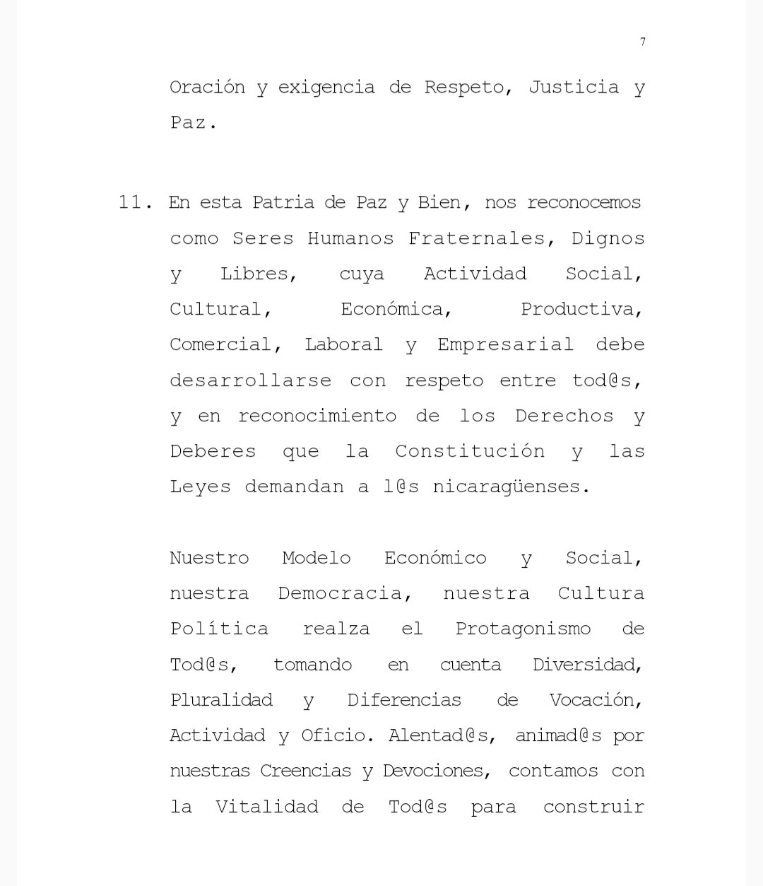 Nota de Prensa de la Delegación del GRUN en la mesa de negociación por el entendimiento y la paz en Nicaragua