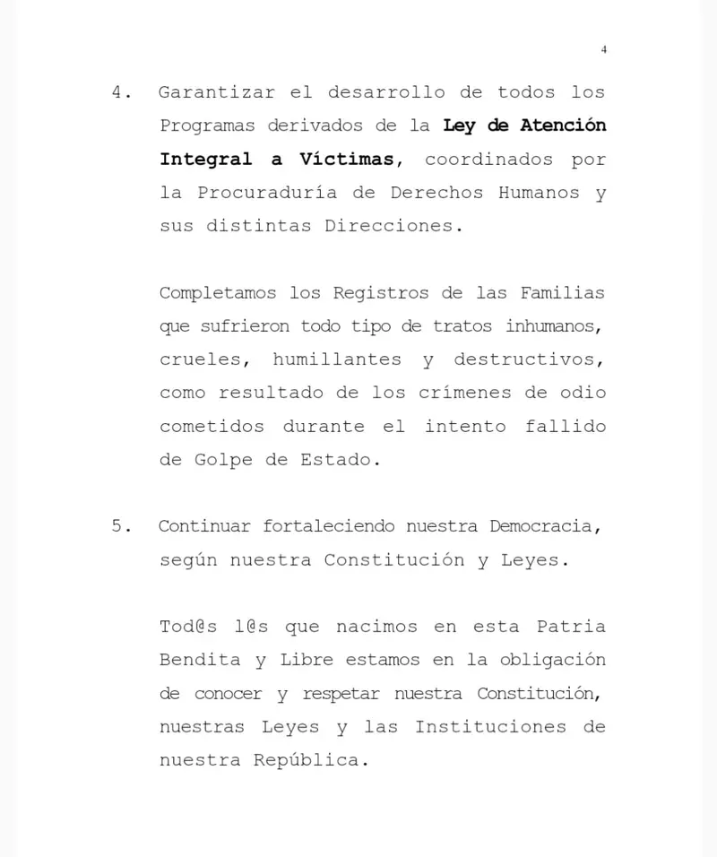 GRUN sigue trabajando en el fortaleciendo de la Democracia según la Constitución de Nicaragua