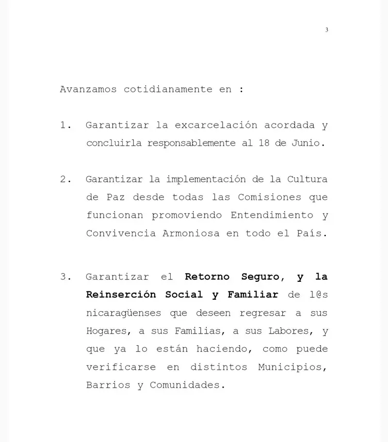 GRUN sigue trabajando en el fortaleciendo de la Democracia según la Constitución de Nicaragua
