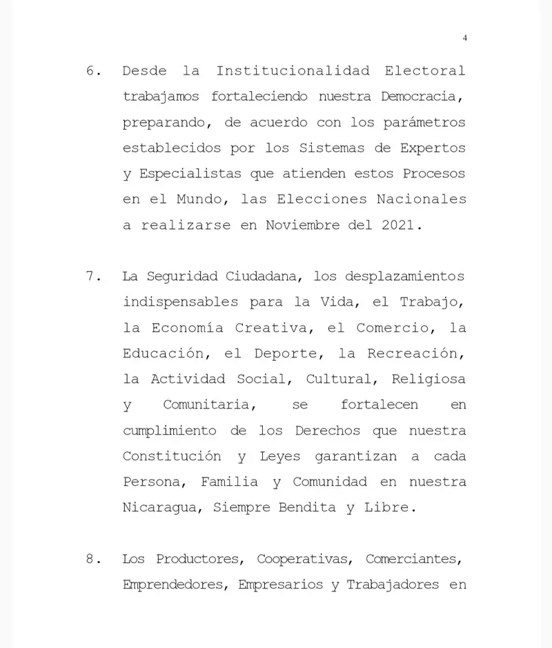 Nota de Prensa de la Delegación del GRUN en la mesa de negociación por el entendimiento y la paz en Nicaragua