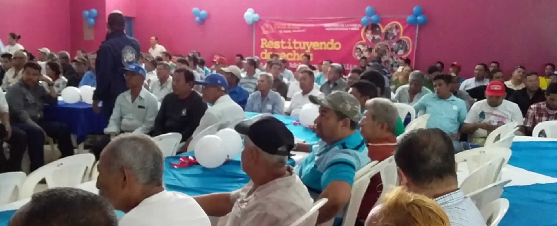 Alcaldía de Ciudad Sandino festeja a los padres retirados del Ejército
