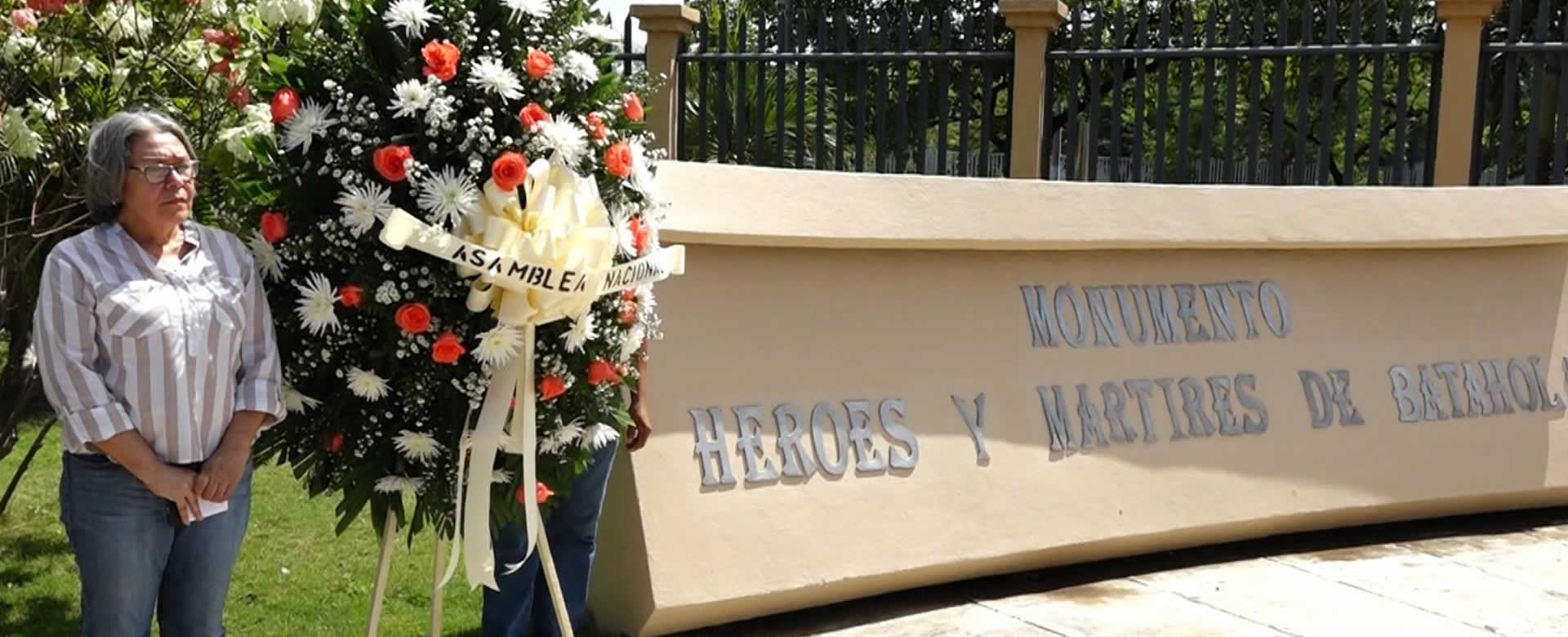 Asamblea Nacional rinde homenaje a héroes y mártires de Batahola