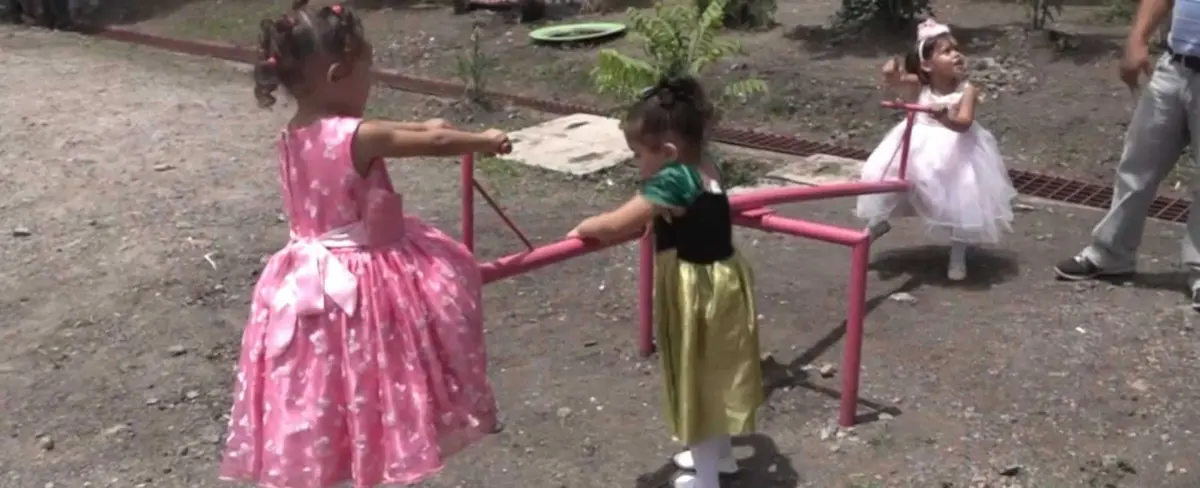 Niños inauguran mejoras del CDI Los Chavalitos en Estelí