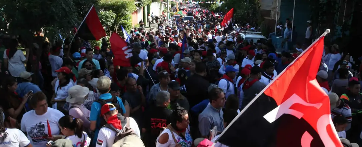 Militancia sandinista conmemora el histórico Repliegue al Vapor 