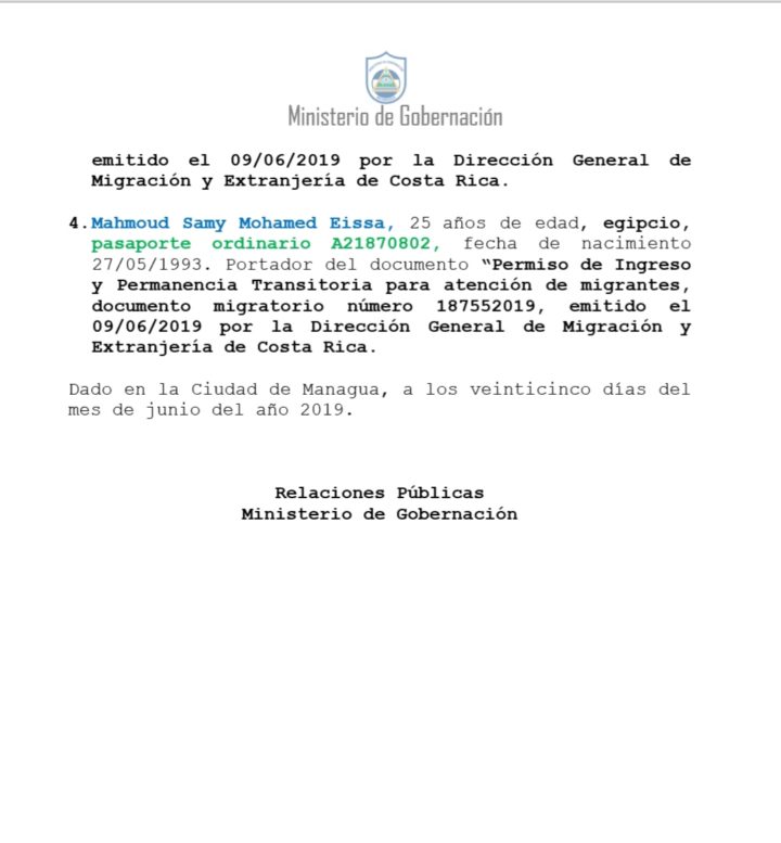 Gobernación informa sobre la deportación de supuestos miembros de ISIS